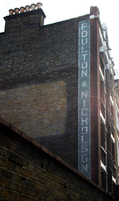 'Ghost sign', Curtain Road, Shoreditch