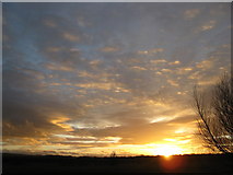 ST4340 : Sunset over Shapwick Heath by don cload