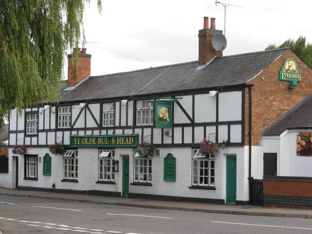 Broughton Astley Ye Olde Bulls Head © The Bitterman :: Geograph Britain 