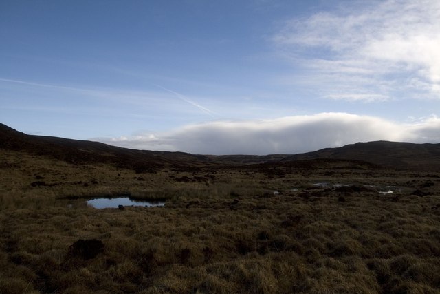 Marshy ground west of Cnoc a' Chlaidheimh, Islay