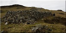 NR3568 : Ruin by Abhainn Airigh na t-Sluic, Islay by Becky Williamson
