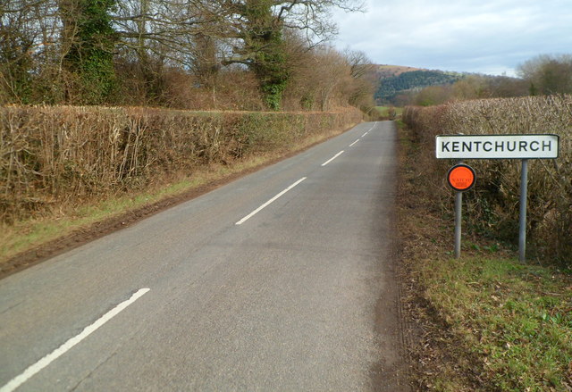 Western boundary of Kentchurch