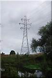 TM1444 : Pylon by the River Gipping by N Chadwick