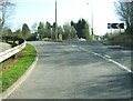 Sandy Lane approaching a roundabout