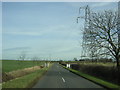 Wide open landscape, between Chawston and Colesden