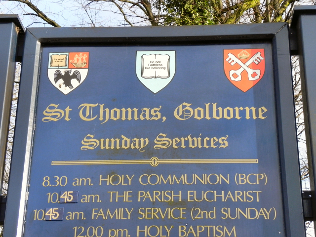 St Thomas, Golborne