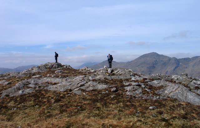 Summit knoll of Meall a Choire Chruinn