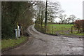 Woodcroft Cottage drive entrance, Lower Withington