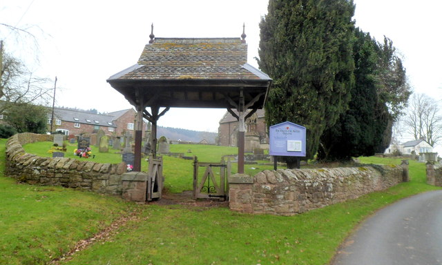 Lych gate, Church of St Swithin, Ganarew © Jaggery cc-by-sa/2.0 ...