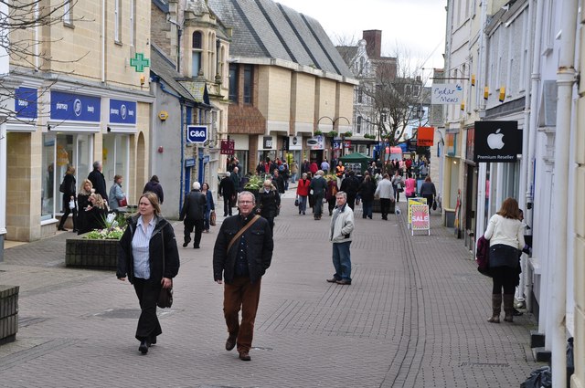 truro city centre map Truro City Centre C Lewis Clarke Geograph Britain And Ireland truro city centre map