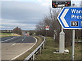 Northbound access road M6 junction 18