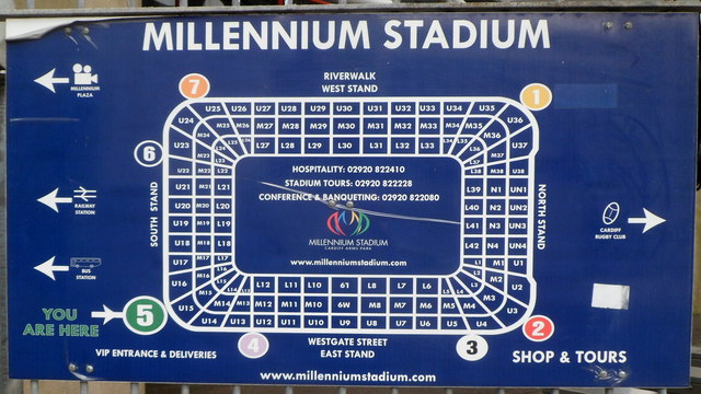 Millennium Stadium plan, Cardiff © Jaggery :: Geograph Britain and Ireland