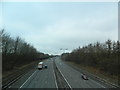 SU7793 : The M40, looking NW from Bigmore Lane by John Lord