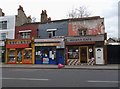 Row of shops, Lee High Road SE13