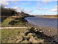 Outlet of Blaydon Burn at River Tyne