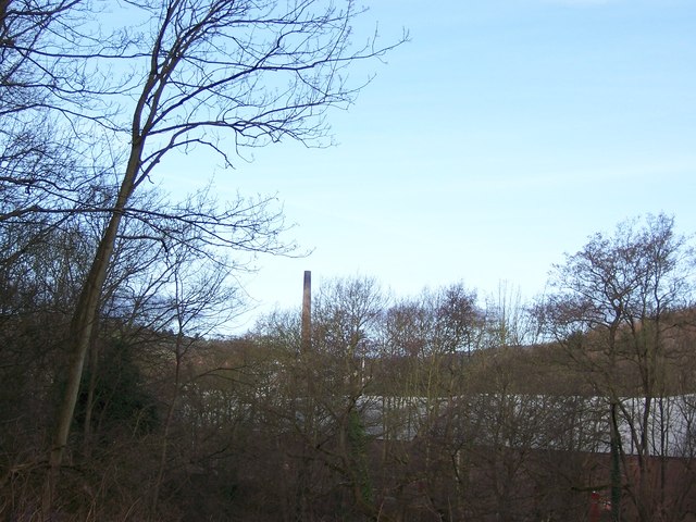 Georgia-Pacific with Chimney, from A6102, near Oughtibridge