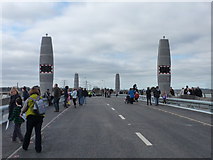 SZ0090 : Poole: opening day of the Twin Sails Bridge by Chris Downer