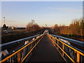 The ramp down to Kirk Sandall Rail Station