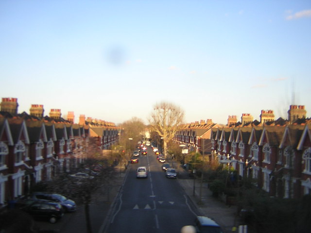 Turney Road from the train