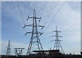 Pylons near Seal Sands