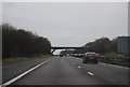 Approaching Bridgetts Lane Bridge, M3