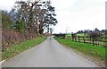 SJ4804 : Country lane to Great Ryton by P L Chadwick