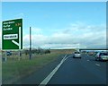 A90 approaching Glendoick sliproad