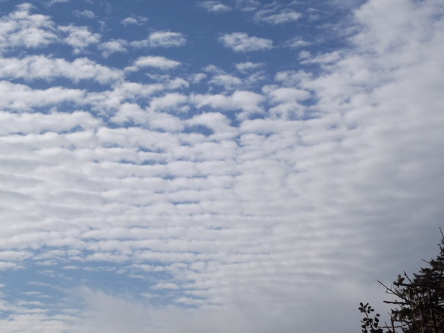 Mackerel Sky © Colin Smith cc-by-sa/2.0 :: Geograph Britain and Ireland