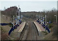 Railway line through Langwith / Whaley Thorns station