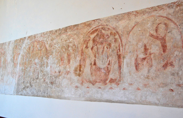 Nave Wall Paintings, St Mary's church, Brook