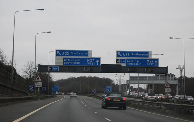 Junction 14, M3 © N Chadwick :: Geograph Britain and Ireland