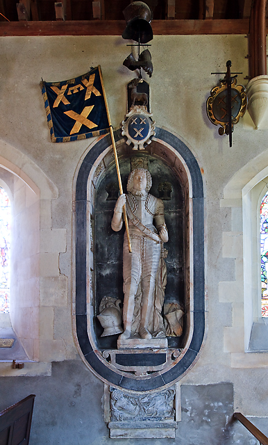 Glanville monument - church of St Peter ad Vincula, Broad Hinton
