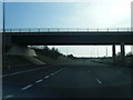 M6 Toll southbound passes under Ogley Hay Road