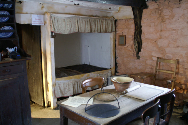 Boxbed in Moirlanich Longhouse © Mike Pennington :: Geograph Britain ...