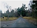 The Dalnahaitnach road by the Lethendrychule turning