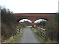 Cycle path on former railway