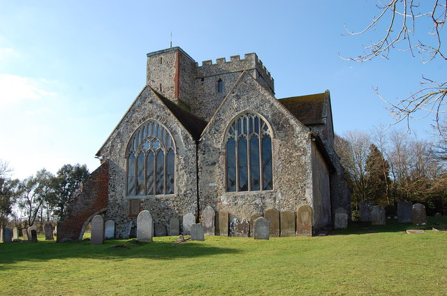 All Saints' church, Boughton Aluph © Julian P Guffogg cc-by-sa/2.0 ...