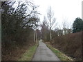 Cycle path on disused railway