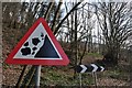 Mid Devon : Falling Rocks Sign