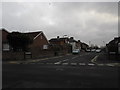 Looking from Elson Lane into Exmouth Road