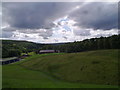 View from the dam at Tunstall Reservoir