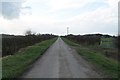 SK8889 : School lane, towards Church Farm by J.Hannan-Briggs