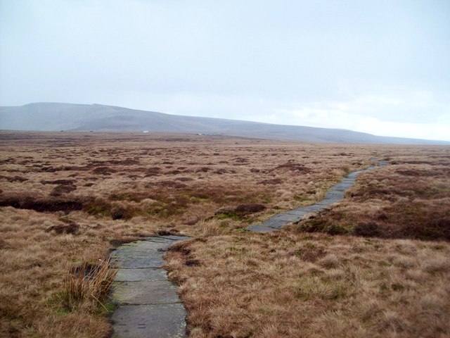 The Pennine Way on Featherbed Moss