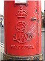 Edward VII postbox, Lennox Gardens / Dudden Hill Lane, NW10 - royal cipher