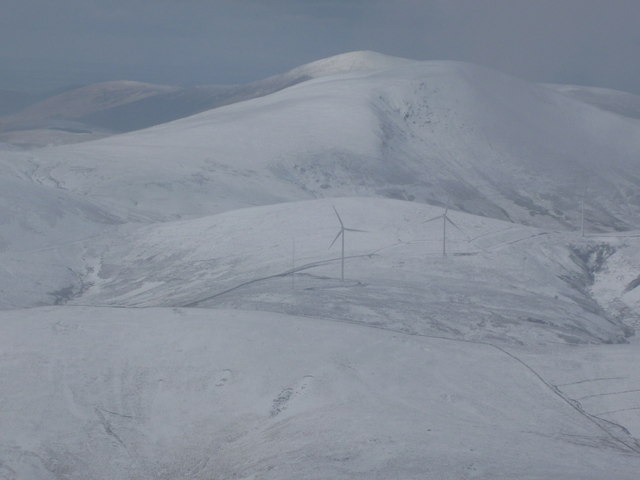 Wind turbines at Glenkerie wind farm