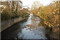 River Rea downstream from Dogpool Lane bridge, Selly Park