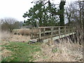 Footbridge over the River Allen