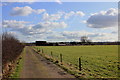 Across the fields to Newton Hall Farm