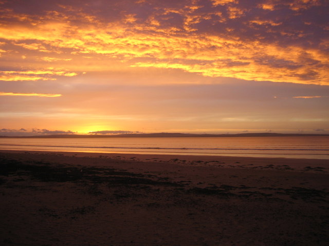 Enniscrone Beach at Sunset