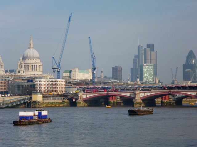 River Thames, City Skyline, Blackfriars... © Robin Sones :: Geograph ...